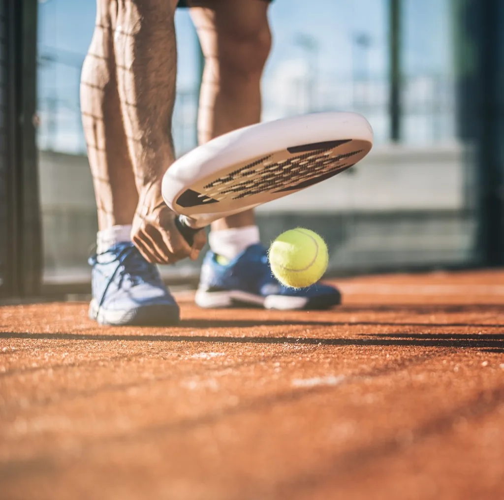 Padel courts and racquet sports at The Valley